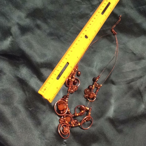 💕Double strand rose gold tone beaded necklace - Picture 4 of 4